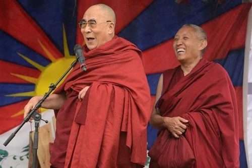 Glastonbury Festival 2015 - Sunday Pictured Dalai LamaPictures Clare Green claregreenphotography.com28/06/2015